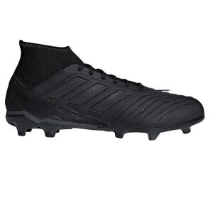 adidas Predator 18.3 FG Cleats with Sock Soccer Football Matte Black Men’s 10